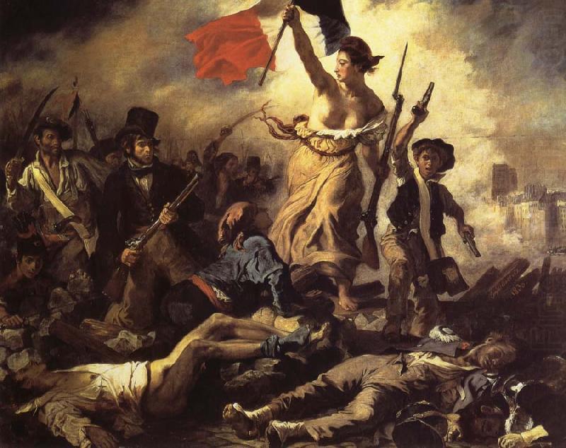 The 28ste July De Freedom that the people leads, Eugene Delacroix